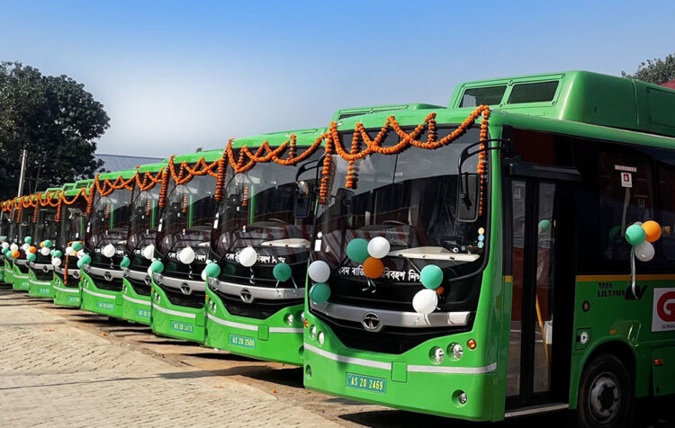 Guwahati takes the green route with 100 Tata Motors electric buses